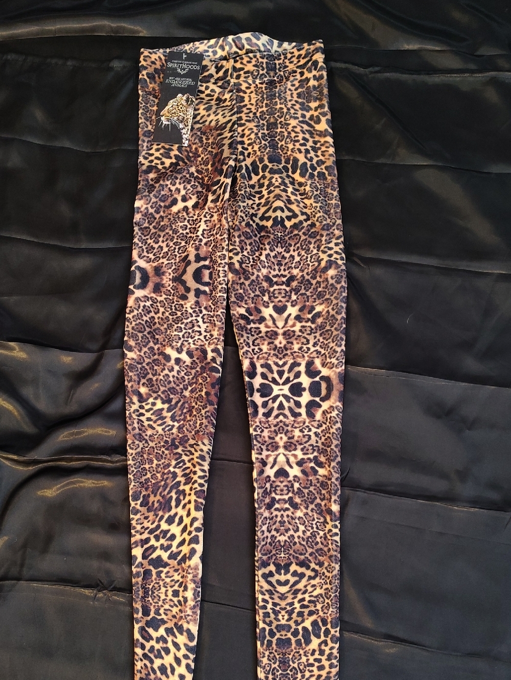 Spirit Hoods Velvet Leopard Print Leggings